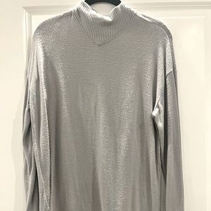 Abercrombie soft AF tunic, gray, medium